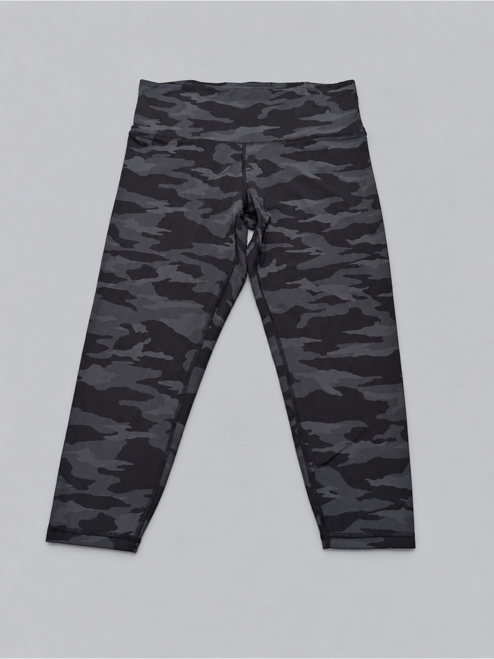 Athleta Elation Camo 7/8 Tight Leggings 1X Black Gray High Rise